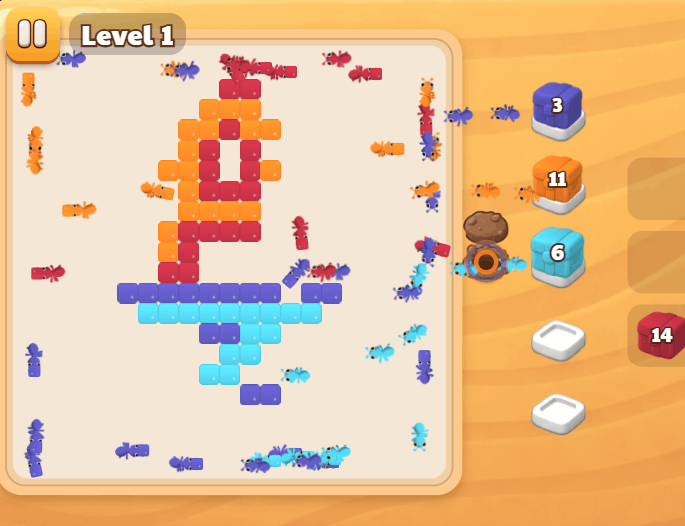 Play Ant Flow game online!