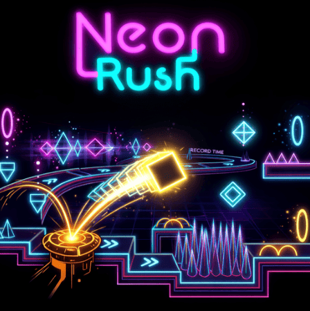 How to play Neon Rush game