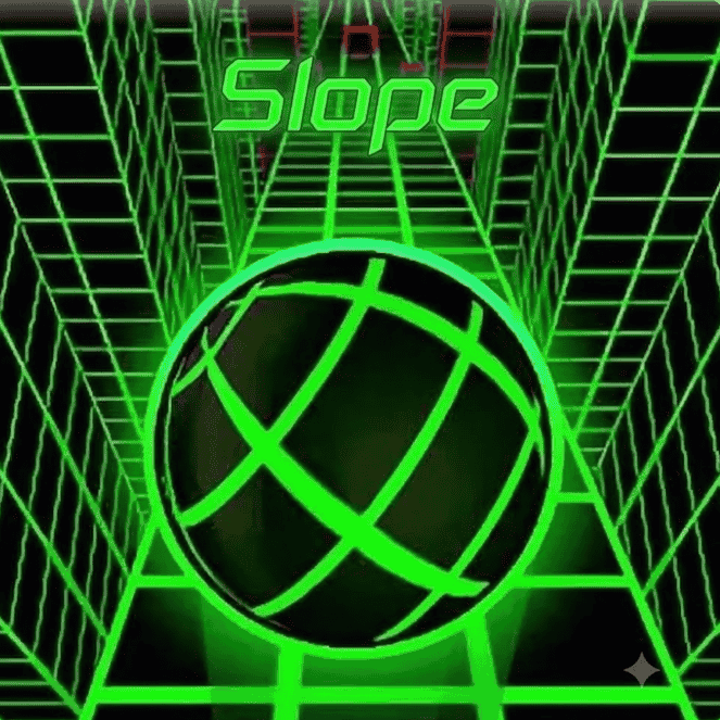 Play Slope Game Free On Space Waves